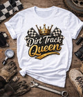 Dirt Track Queen Shirt – Racing Girl Tee | Dirt Track Racing Apparel | Race Day Shirt