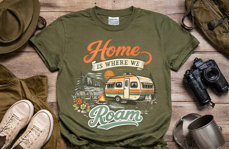 Home Is Where We Roam Graphic Tee