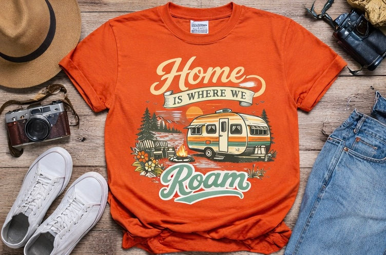Home Is Where We Roam Graphic Tee