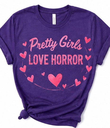 Pretty Girls Love Horror Shirt