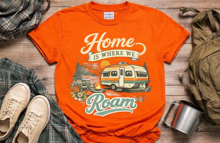 Home Is Where We Roam Graphic Tee