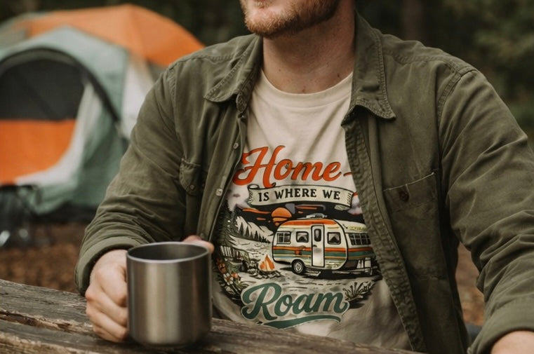 Home Is Where We Roam Graphic Tee