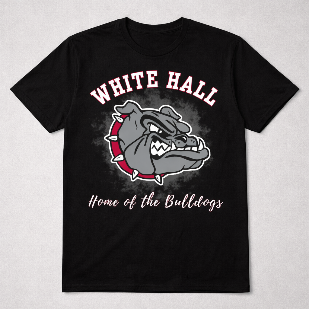 White Hall Bulldogs Shirt | School Spirit Tee | Bulldog Mascot Shirt | Game Day Shirt