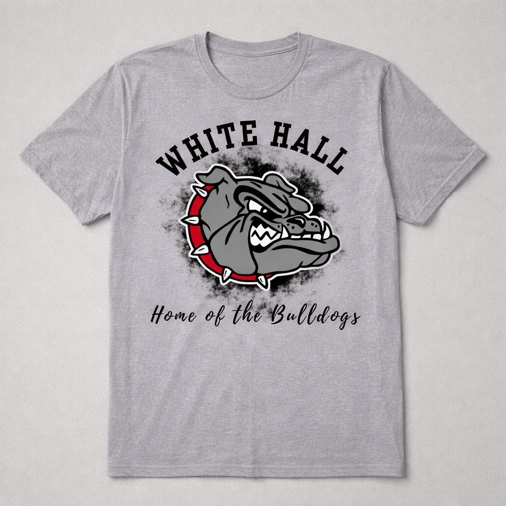 White Hall Bulldogs Shirt | School Spirit Tee | Bulldog Mascot Shirt | Game Day Shirt