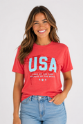Southern Fried Design Barn USA Land of the Free Graphic Tee