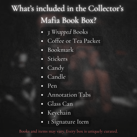 Mafia Romance Book Box | Dark Romance Gift Box