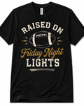 Raised on Friday Night Lights Vintage Football T-Shirt