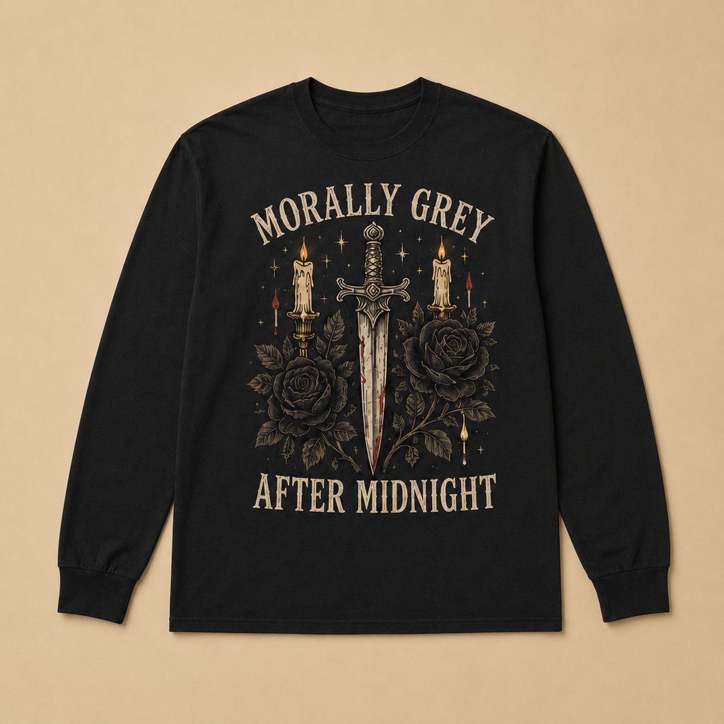 Morally Grey After Midnight Long-Sleeve Shirt