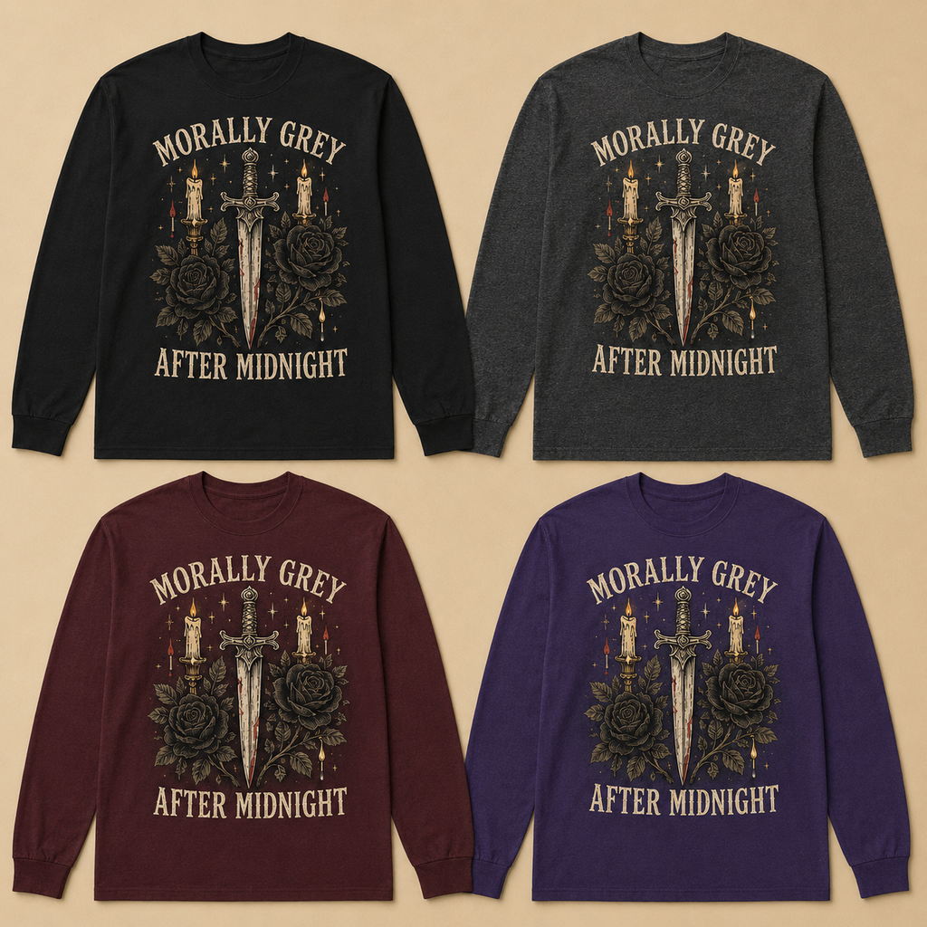Morally Grey After Midnight Long-Sleeve Shirt
