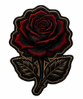 Dark Romance Embroidered Iron-On Patches